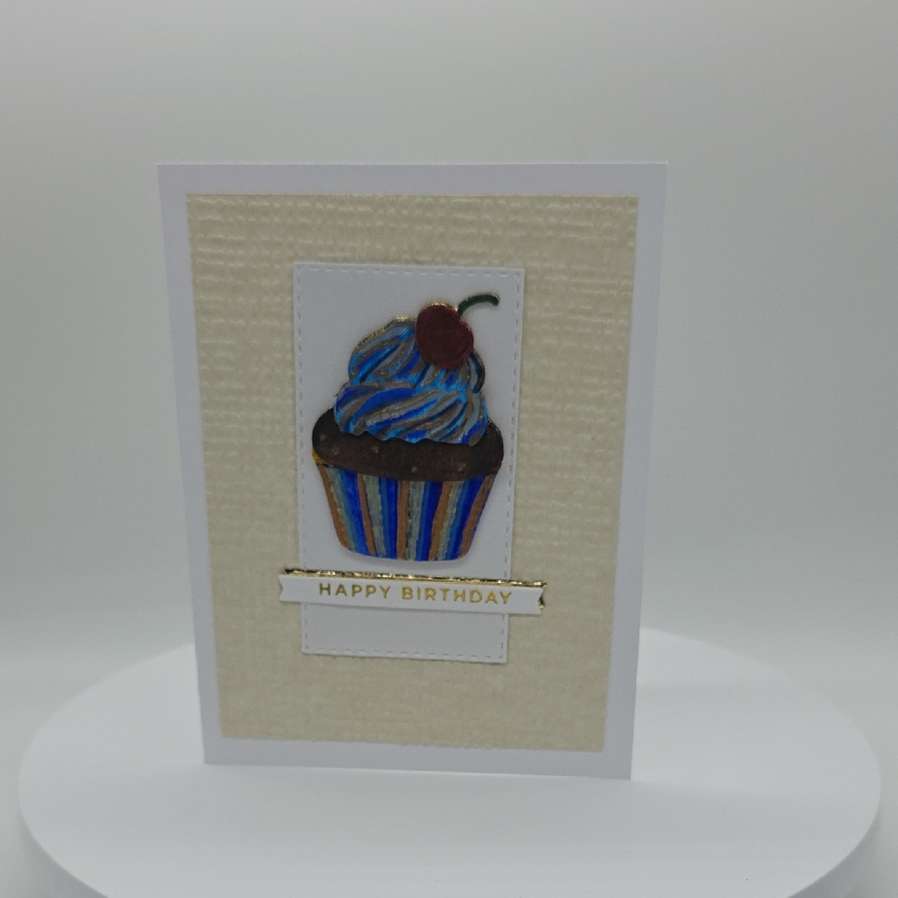 Birthday Wishes – Cupcake Greeting Card